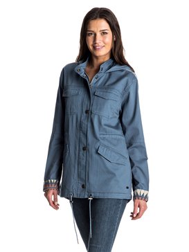 roxy, Sultanis - Chaqueta de algodón bordada, CAPTAINS BLUE (bme0) Sultanis - Embroidered Cotton Jacket ERJJK03170