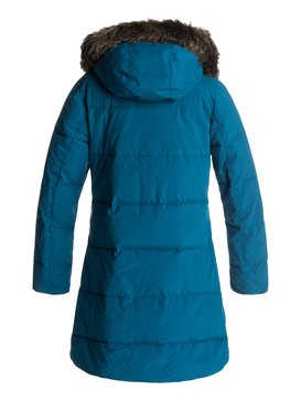 roxy, Ellie 5K - Wasserdichte, lang geschnittene Jacke mit Kapuze, INK BLUE (bsf0) Ellie 5K - Waterproof Longline Hooded Jacket ERJJK03186