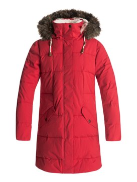 roxy, Ellie 5K - Wasserdichte, lang geschnittene Jacke mit Kapuze, LOLLIPOP (rpq0) Ellie 5K - Waterproof Longline Hooded Jacket ERJJK03186