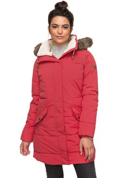 roxy, Ellie 5K - Wasserdichte, lang geschnittene Jacke mit Kapuze, LOLLIPOP (rpq0) Ellie 5K - Waterproof Longline Hooded Jacket ERJJK03186