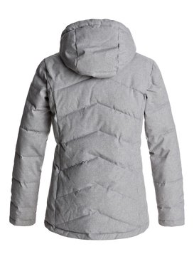 roxy, Nancy - Manteau isolant imperméable à capuche, HERITAGE HEATHER (sgrh) Nancy - Waterproof Hooded Insulator Jacket ERJJK03187
