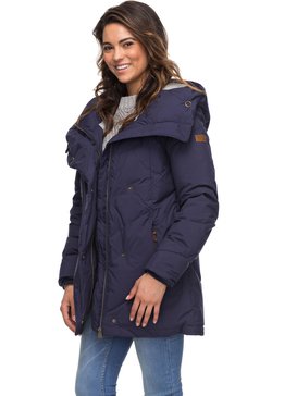 roxy, Abbie - Giacca Insulator impermeabile con cappuccio, PEACOAT (btn0) Abbie - Waterproof Hooded Insulator Jacket ERJJK03189