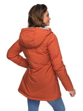 roxy, Abbie - Giacca Insulator impermeabile con cappuccio, ROOIBOS TEA (rzb0) Abbie - Waterproof Hooded Insulator Jacket ERJJK03189