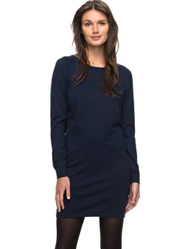roxy, Winter Story - Robe à manches longues, DRESS BLUES HEATHER (btkh) Winter Story - Long Sleeve Button-Back Dress ERJKD03139