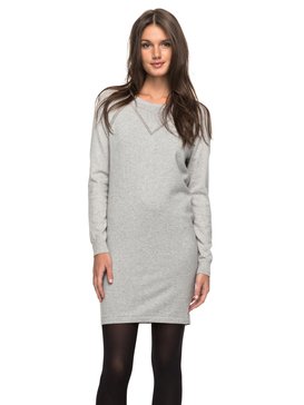 roxy, Winter Story - Robe à manches longues, HERITAGE HEATHER (sgrh) Winter Story - Long Sleeve Button-Back Dress ERJKD03139