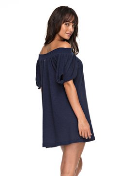 roxy, Bright Blue Sky - Robe épaules dénudées, DRESS BLUES (btk0) Bright Blue Sky - Off The Shoulder Dress ERJKD03161