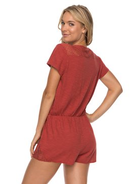 roxy, Salty Evening - Combishort manches courtes, TANDOORI SPICE (npq0) Salty Evening - Short Sleeve Playsuit ERJKD03168
