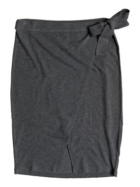 roxy, See You Goodbye Midi Wrap Skirt, CHARCOAL HEATHER (kpgh) SEE YOU GOODBYE ERJKK03019