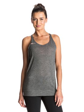 roxy, Karma Cosa - Top de yoga sans manches, CHARCOAL HEATHER (kpvh) Karma Cosa - Yoga Vest ERJKT03136