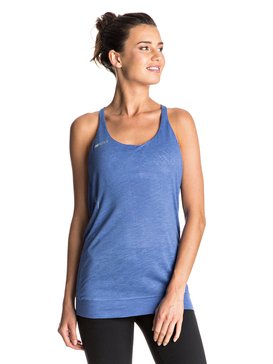 roxy, Karma Cosa - Top de yoga sans manches, DAZZLING BLUE HEATHER (ppmh) Karma Cosa - Yoga Vest ERJKT03136