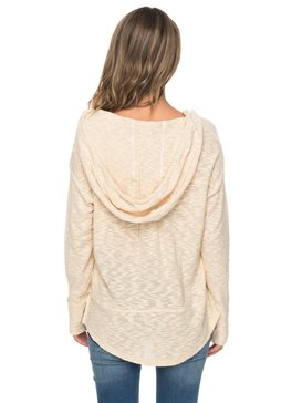 roxy, Good Vibrations - Top à Manches Longues Et à Capuche, ANGORA (tee0) Good Vibrations - Hooded Long Sleeve Top ERJKT03157