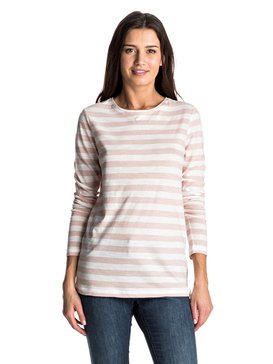 roxy, Zarauz Beat Stripes - Tee-Shirt à manches longues, STEPHANIES STRIPE COMBO MARSHM (wbt6) Zarauz Beat Stripes - Long Sleeve T-shirt ERJKT03195