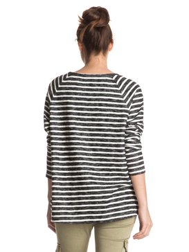 roxy, Keep Up Blues - Top à manches longues, ANTHRACITE FRIDAY STRIPE (kvj4) Keep Up Blues - Long Sleeve Top ERJKT03212
