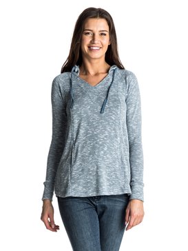 roxy, Wasted Time - Haut à capuche, CAPTAINS BLUE (bme0) Wasted Time - Hooded Top ERJKT03217