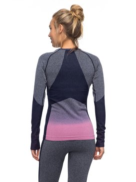 roxy, Passana - Tee Shirt de sport à manches longues, PEACOAT (btn0) Passana - Technical Long Sleeve Top ERJKT03271
