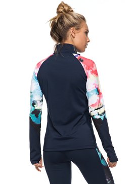 roxy, Keep It Warm - Haut technique à manches longues, DRESS BLUE CLOUD NINE (btk6) Keep It Warm - Technical Long Sleeve Top ERJKT03272