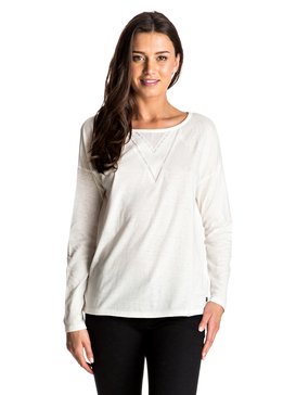 roxy, Perfect Sunrise - Tee-Shirt à manches longues, MARSHMELLOW (wbt0) Perfect Sunrise - Long Sleeve T-shirt ERJKT03275