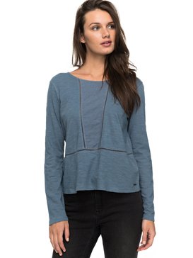 roxy, We Make Together - T shirt à manches longues, CHINA BLUE (bnd0) We Make Together - Long Sleeve Top ERJKT03283