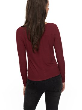 roxy, Be Awesome Today - T shirt à manches longues, SYRAH (rra0) Be Awesome Today - Long Sleeve Top ERJKT03284