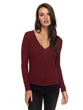 roxy, Be Awesome Today - T shirt à manches longues, SYRAH (rra0) Be Awesome Today - Long Sleeve Top ERJKT03284