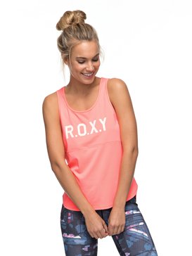 roxy, Shiny Way - Débardeur de sport, LADY PINK (mcz0) Shiny Way - Technical Vest Top ERJKT03294