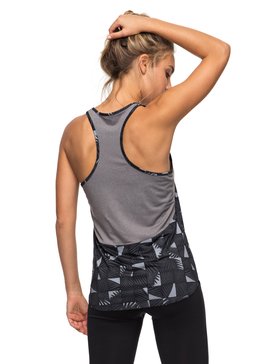 roxy, Beat The Rythm - Camiseta sin mangas de diseño técnico, FORGED IRON AMAZONIA (kyc6) Beat The Rythm - Technical Vest Top ERJKT03296