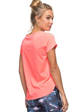 roxy, Shiny Way - T shirt de sport, LADY PINK (mcz0) Shiny Way - Technical T-Shirt ERJKT03297