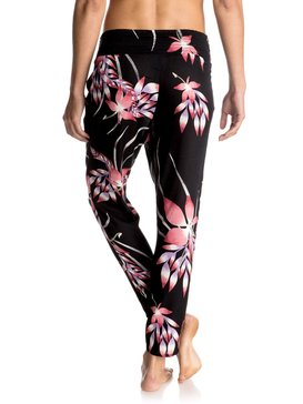 roxy, Ultra Violet Printed - Pantalon de plage, ANTHRACITE MISTERY FLORAL (kvj6) Ultra Violet Printed - Beach Pants ERJNP03093