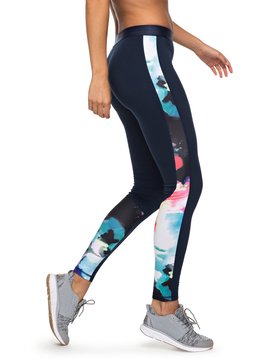roxy, Keep It Warm - Legging de sport, DRESS BLUE CLOUD NINE (btk6) Keep It Warm - Running Pants ERJNP03113