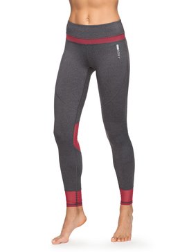 roxy, Hanakka - Legging de sport taille haute, CHARCOAL HEATHER (kpvh) Hanakka - High Waist Leggings ERJNP03130