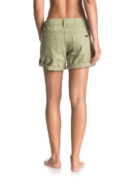roxy, Memory Holidays - Shorts remangados, OIL GREEN (gld0) Memory Holidays - Cuffed Shorts ERJNS03089