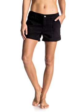 roxy, Memory Holidays - Shorts remangados, ANTHRACITE (kvj0) Memory Holidays - Cuffed Shorts ERJNS03089
