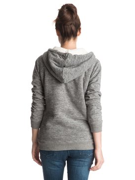 roxy, Freeze Vibrations - Sweat à capuche zippé, SMOKED PEARL (kpg0) Freeze Vibrations - Zip-Up Hoodie ERJPF03020