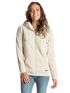 roxy, Freeze Vibrations - Sudadera con capucha y cremallera, METRO HEATHER (tenh) Freeze Vibrations - Zip-Up Hoodie ERJPF03020