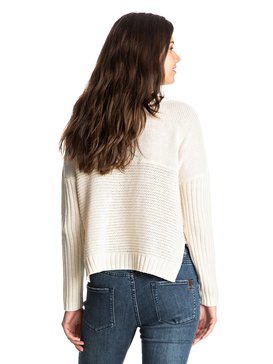 roxy, True To Your School - Sweat court, PRISTINE (wza0) True To Your School - Cropped Sweater ERJSW03125