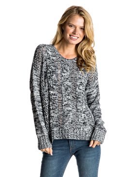 roxy, Ain't No Sunshine - Pullover mit Zopfstrickmuster, ANTHRACITE (kvj0) Ain't No Sunshine - Cable Knit Jumper ERJSW03169