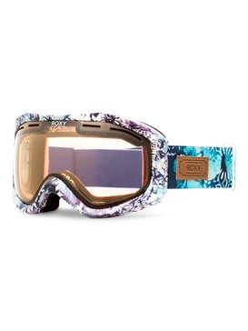 roxy, Sunset Art Series Bad Weather - Masque de snowboard/ski, ARUBA BLUE_KALEIDOS FLOWERS (bfk9) Sunset Art Series Bad Weather - Snowboard/Ski Goggles ERJTG03043