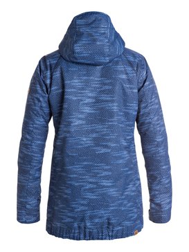 roxy, Valley - Veste de snow à capuche, BOUNDING_BLUEPRINT (bsq6) Valley - Hooded Snow Jacket ERJTJ03052