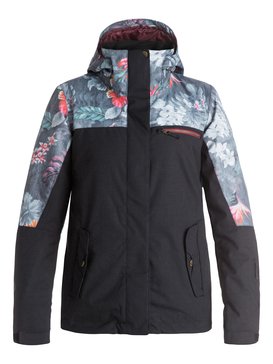 roxy, ROXY Jetty Block - Veste de snow, HAWAIIAN TROPIK_PARADISE PINK (mlr6) ROXY Jetty Block - Snow Jacket ERJTJ03054