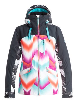 roxy, Wildlife - Veste de snow, POP SNOW OCEAN SPRAY_GRANATINA (bgd6) Wildlife - Snow Jacket ERJTJ03067