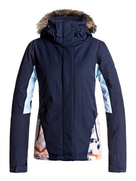 roxy, Jet Ski - Veste de snow, MANDARIN ORANGE_POP SNOW CRYST (nlk6) Jet Ski - Snow Jacket ERJTJ03124