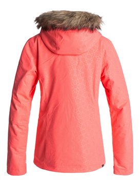 roxy, Jet Ski - Veste de snow, NEON GRAPEFRUIT_GANA EMBOSS (nkn3) Jet Ski - Snow Jacket ERJTJ03131