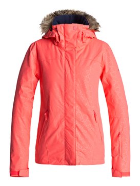 roxy, Jet Ski - Veste de snow, NEON GRAPEFRUIT_GANA EMBOSS (nkn3) Jet Ski - Snow Jacket ERJTJ03131