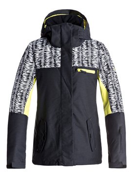 roxy, ROXY Jetty - Veste de snow, TRUE BLACK_SAVANNA (kvj4) ROXY Jetty - Snow Jacket ERJTJ03132