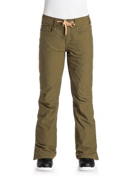 roxy, Woodrun - Pantalon de snow, MILITARY OLIVE (cqw0) Woodrun - Snow Pants ERJTP03022