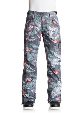 roxy nadia snowboard pants silver pink