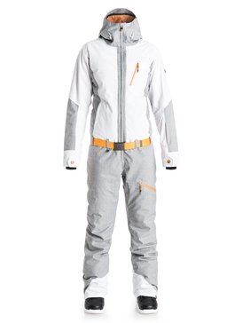 roxy, Impression - Combinaison intégrale de snow, MID HEATHER GREY (sla0) Impression - One-Piece Snow Suit ERJTS03001