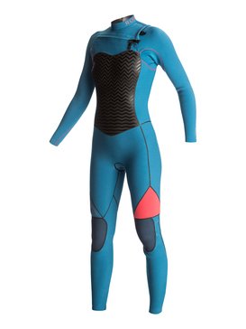 roxy, Performance 4/3mm - Combinaison Intégrale Zip Poitrine, LEGION BLUE (bsk0) Performance 4/3mm - Chest Zip Full Wetsuit ERJW103001