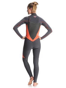 roxy, Performance 3/2mm - Combinaison de surf intégrale zip poitrine, MID HEATHER GREY (sla0) Performance 3/2mm - Chest Zip Full Wetsuit ERJW103002