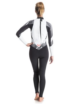 roxy, Pop Surf 4/3mm - Traje De Surf Integral Con Cremallera Trasera, TRUE BLACK (kvj0) Pop Surf 4/3mm - Back Zip Full Wetsuit ERJW103003